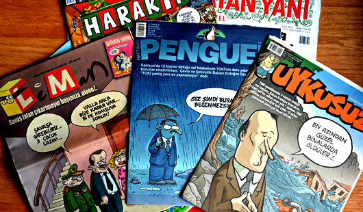 Magazintitel von LeMan, Penguen, Uykusuz, Harakiri und Bayan Yani
